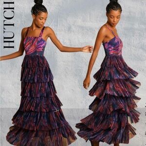 HUTCH x Anthropologie Avani Maxi Tiered Dress Size 4